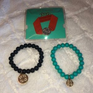 Rustic Cuff Bracelets and Elastic bracelet